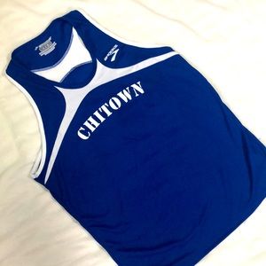 Brooks running singlet, Royal Blue, New, women size Large